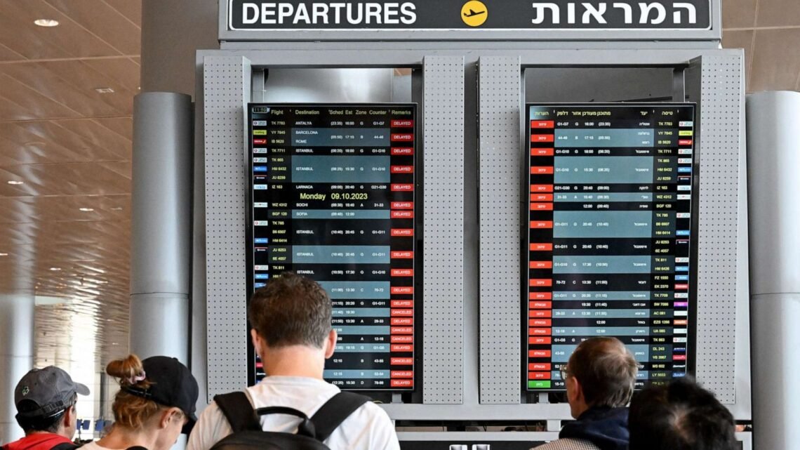 Airline Services Affected by Recent Developments in Israel