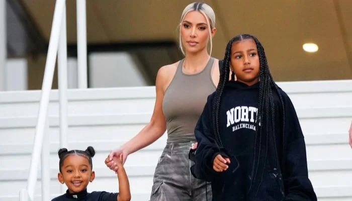 North West and Kim Kardashian Display a Luxurious Travel Look with Designer Bags